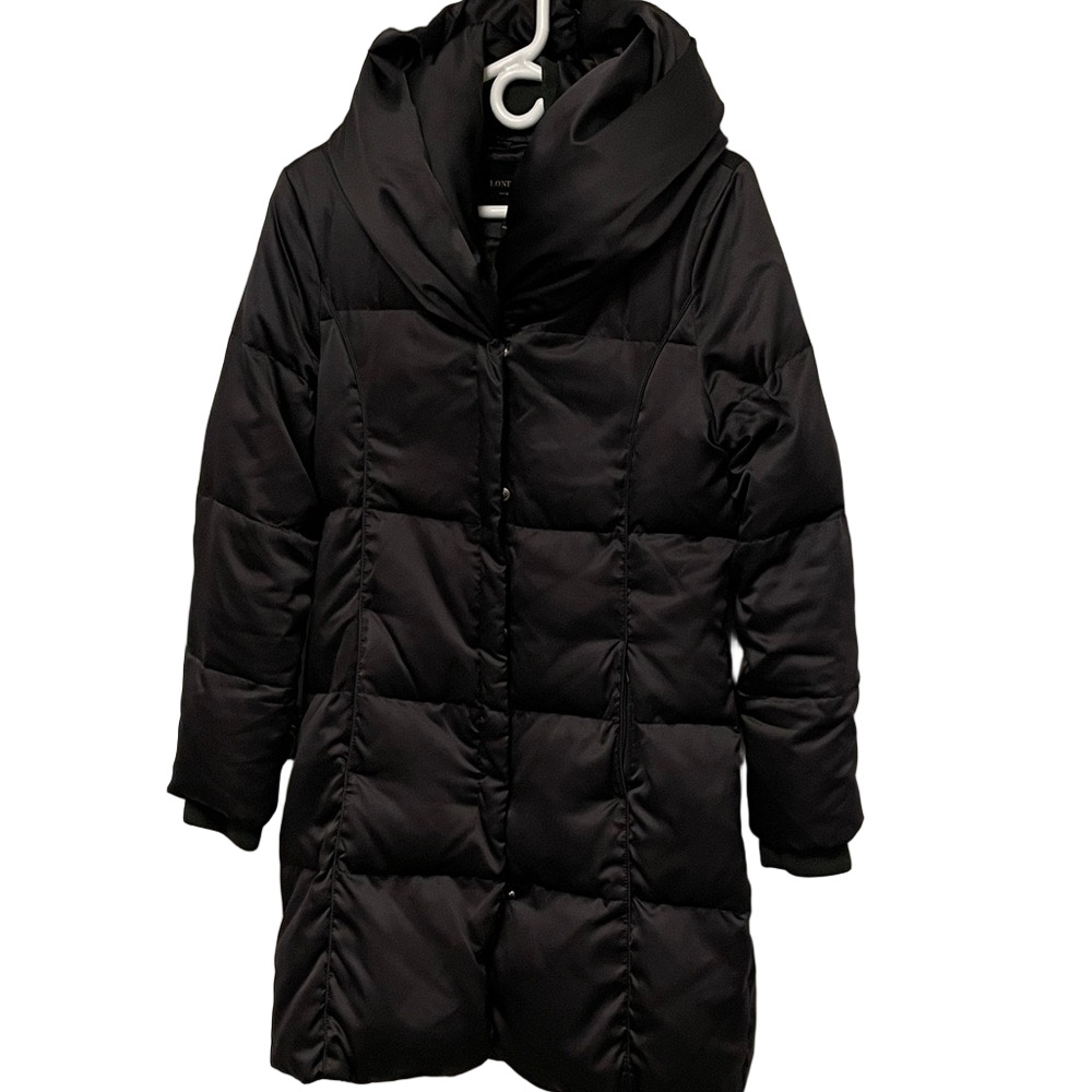 Women's London Fog Dark Purple Down Filled Jacket Size Medium